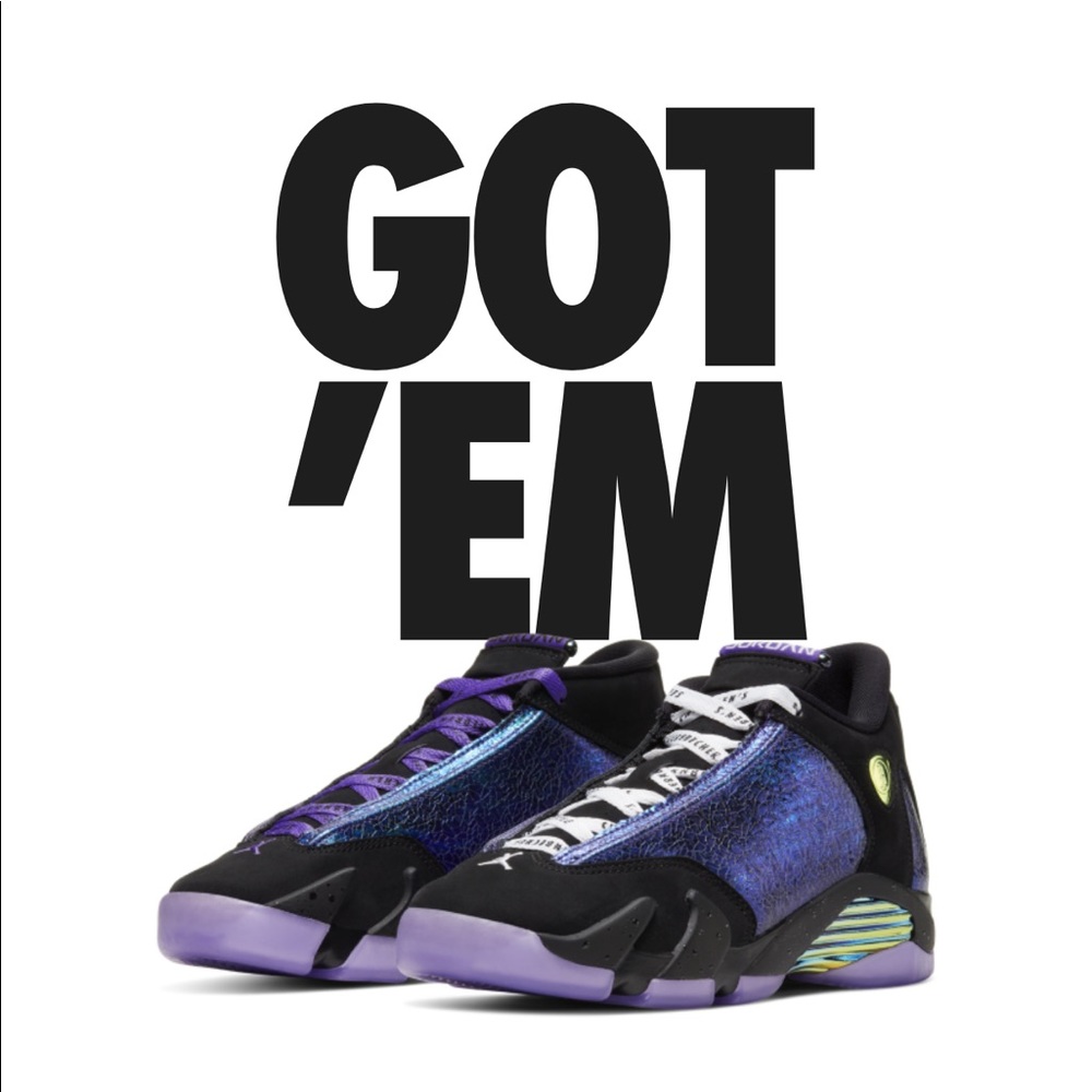 Jordan 14 Retro Doernbecher DB Size 7w/receipt